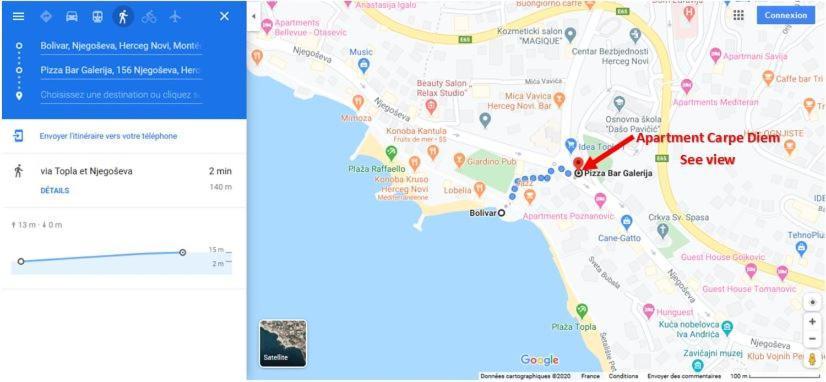 Appartement Carpe Diem Vue Mer Herceg Novi Luaran gambar